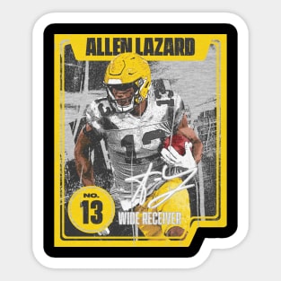 Allen Lazard Green Bay Card Sticker